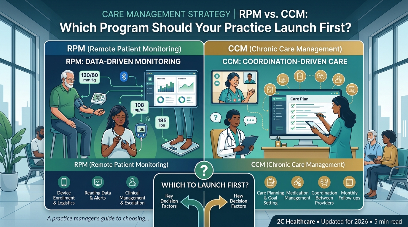 RPM vs. CCM: Which Program Should Your Practice Launch First?